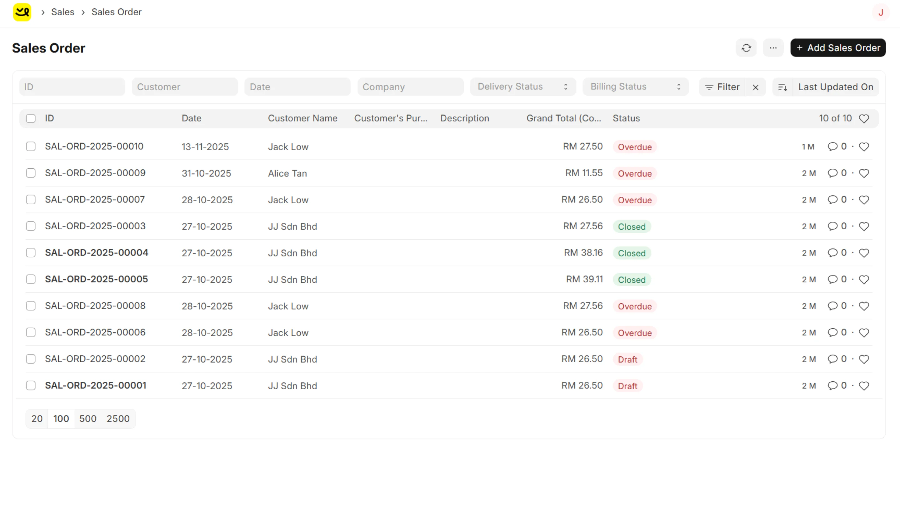 Sales and Billing 2